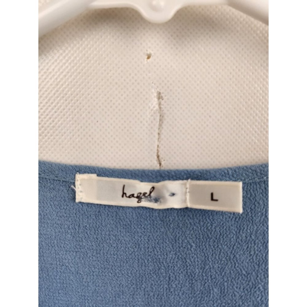 Anthropologie Hazel Blue Embroidered BOHO Peasant Sleeveless Top Large - Picture 4 of 8